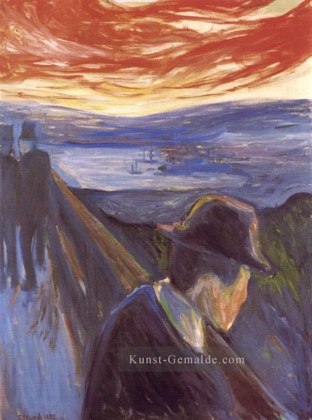 Verzweiflung 1892 Edvard Munch Expressionismus Ölgemälde